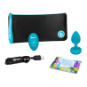 B-VIBE VIBRATING JEWEL PLUG S/M TEAL