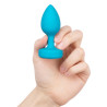 B-VIBE VIBRATING JEWEL PLUG S/M TEAL