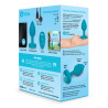 B-VIBE VIBRATING JEWEL PLUG S/M TEAL
