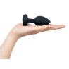 B-VIBE VIBRATING JEWEL PLUG M/L BLACK