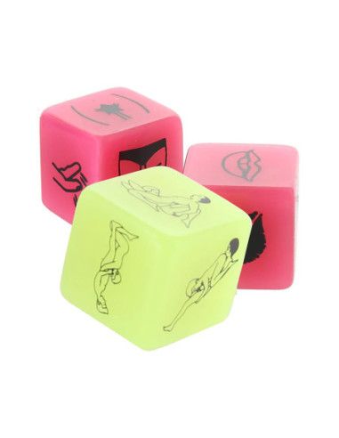 GLOW-IN-THE-DARK ORAL SEX DICE