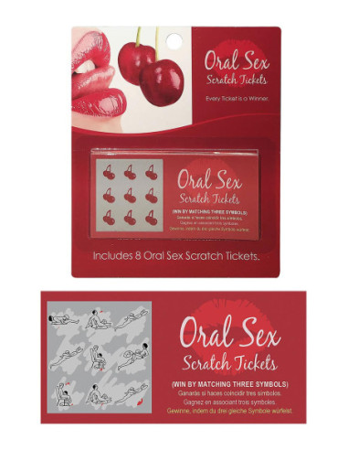 ORAL SEX SCRATCH TICKETS