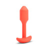 B-VIBE VIBRATING SNUG PLUG 1 ORANGE