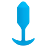 B-VIBE VIBRATING SNUG PLUG 3 BLUE