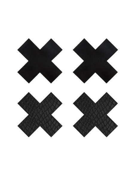 PEEKABOO PASTIES CLASSIC BLACK X