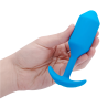 B-VIBE VIBRATING SNUG PLUG 3 BLUE