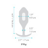 Wibracyjna wtyczka Snug Plug B-Vibe - Sklep erotyczny Intymnosc24.pl