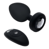 B-VIBE VIBRATING JEWEL PLUG XXL BLACK