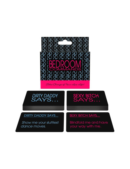 BEDROOM COMMANDS CARD GAME