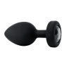 B-VIBE VIBRATING JEWEL PLUG XXL BLACK
