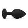 B-VIBE VIBRATING JEWEL PLUG XXL BLACK