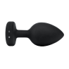 B-VIBE VIBRATING JEWEL PLUG XXL BLACK