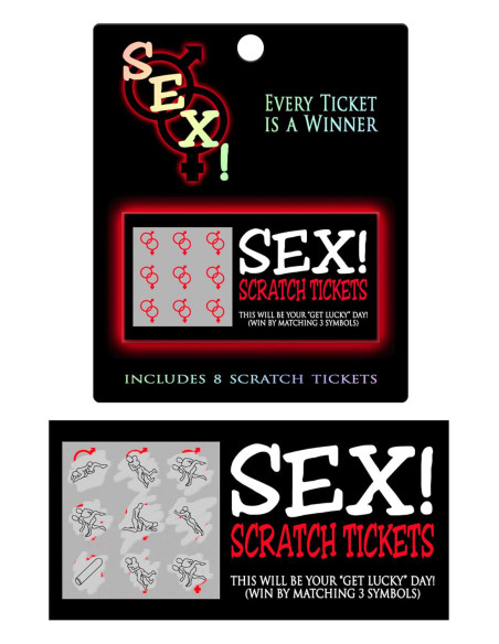 SEX! SCRATCH TICKETS