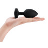 B-VIBE VIBRATING JEWEL PLUG XXL BLACK