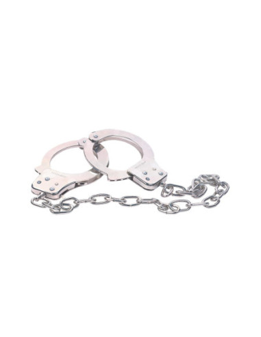 CHROME HANDCUFFS METAL HANDCUFFS W. KEY