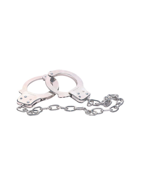 CHROME HANDCUFFS METAL HANDCUFFS W. KEY