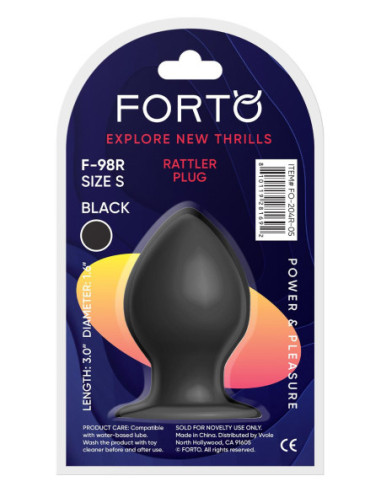 FORTO F-98R RATTLER CONE SMALL BLACK