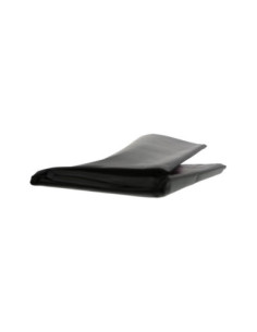 VINYL BED SHEET BLACK 158x227CM