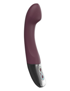 NMC SILICONE RECHARGEABLE VIBRATOR RUBINE RED