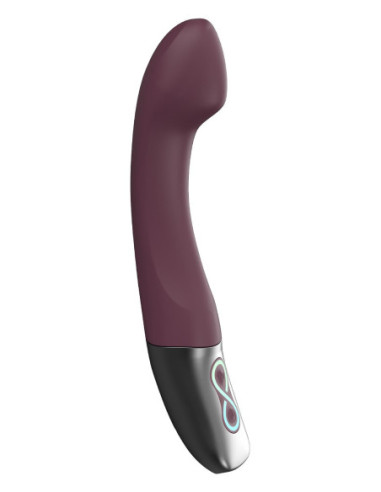 NMC SILICONE RECHARGEABLE VIBRATOR RUBINE RED