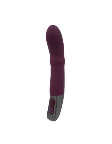 NMC 7 INCH SILICONE RECHARGEABLE VIBRATOR RUBINE RED