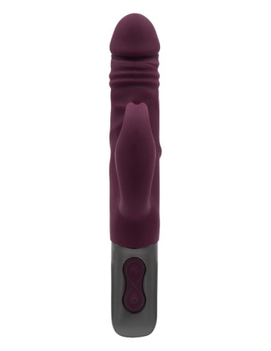 NMC SILICONE RECHARGEABLE VIBRATOR RUBINE RED