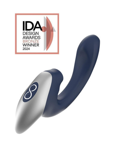 NMC SILICONE RECHARGEABLE VIBRATOR BLUE