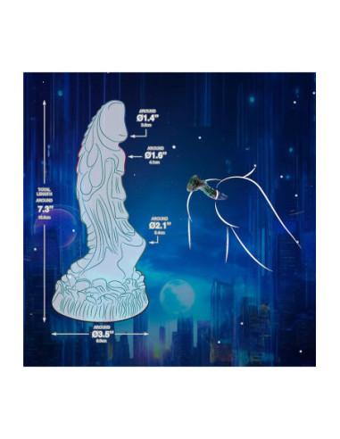 NMC 7 INCH SILICONE MONSTER DILDO