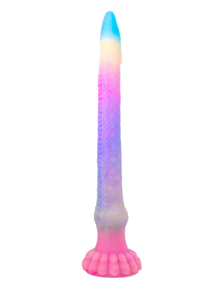 NMC 17.5 INCH SILICONE MONSTER DILDO GLOW IN THE DARK