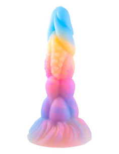 NMC 8 INCH SILICONE MONSTER DILDO GLOW IN THE DARK