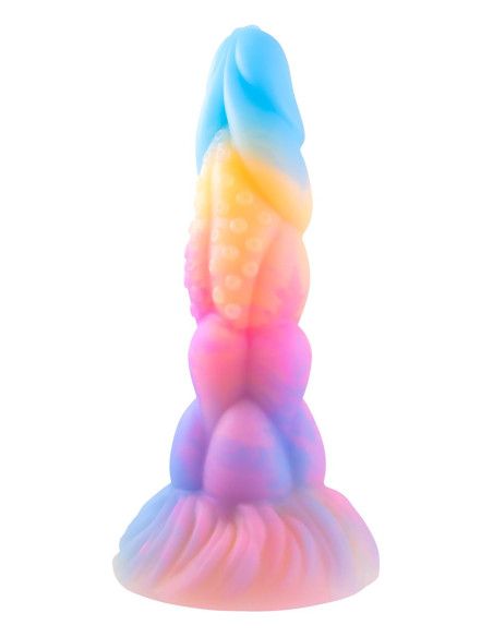 NMC 8 INCH SILICONE MONSTER DILDO GLOW IN THE DARK