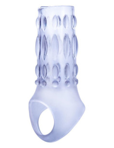 NMC 3 INCH TPE TRANSPARENT PENIS ENHANCER WITH BALL STRAP