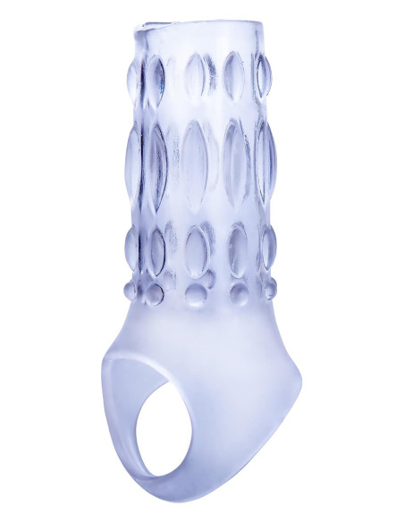 NMC 3 INCH TPE TRANSPARENT PENIS ENHANCER WITH BALL STRAP