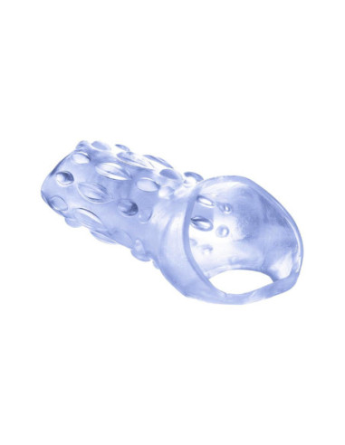 NMC 3 INCH TPE TRANSPARENT PENIS ENHANCER WITH BALL STRAP