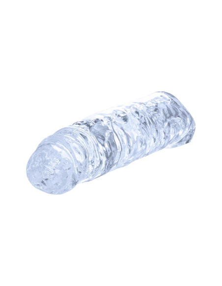 NMC 9 INCH TPE TRANSPARENT PENIS LENGTH ENHANCER WITH BALL STRAP