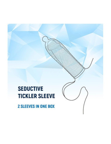 NMC 2 SEDUCTIVE TICKLER SLEEVES SET CLEAR