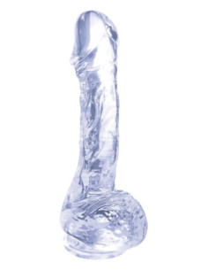 NMC 7 INCH REALISTIC DILDO WITH SUCTION CUP CLEAR 2