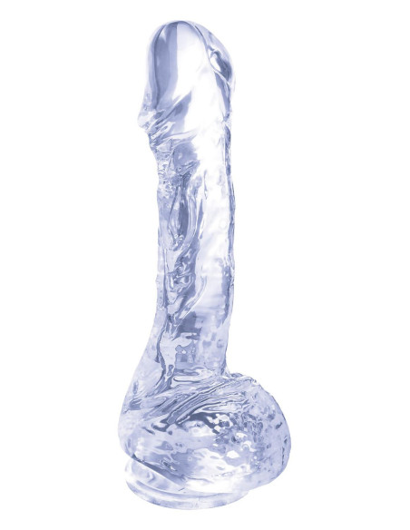 NMC 7 INCH REALISTIC DILDO WITH SUCTION CUP CLEAR