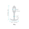 B-VIBE SNUG PLUG 1 VIOLET