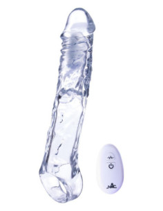 NMC 7.5 INCH TPE EXTENSION SLEEVE WITH 10 FUNCTION SPEED BULLET