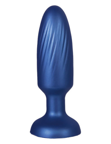 NMC 3.5 INCHSILICONE ANAL PLUG METALLIC BLUE