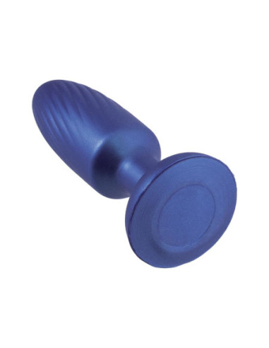 NMC 3.5 INCHSILICONE ANAL PLUG METALLIC BLUE