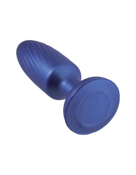 NMC 3.5 INCHSILICONE ANAL PLUG METALLIC BLUE