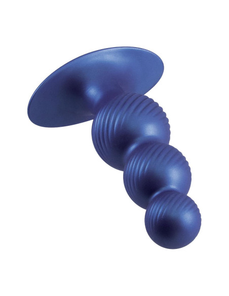 NMC 5 INCH SILICONE ANAL PLUG IN METALLIC BLUE