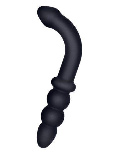 NMC 6.5 INCH SILICONE DOUBLE HEADED PLUG BLACK