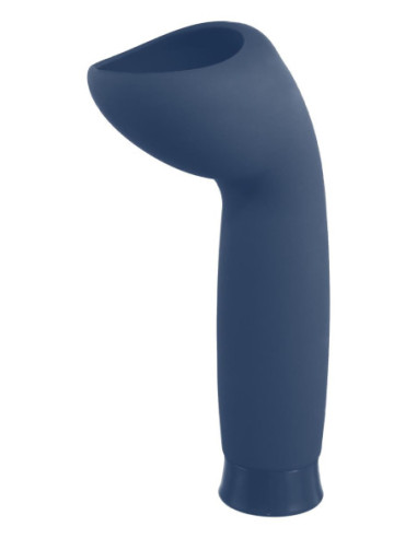 NMC 5.5 INCH RECHARGEABLE SILICONE 10 FUNCTIONS SPEED GLANS STIMULATOR BLUE