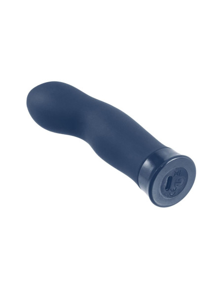 NMC 5 INCH RECHARGEABLE SILICONE 10 FUNCTIONS SPEED VIBRATOR BLUE