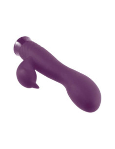 NMC 6.5 INCH RECHARGEABLE SILICONE 10 FUNCTIONS SPEED VIBRATOR PURPLE 2
