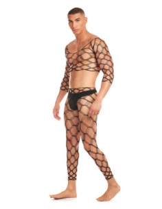 Czarny 3 częściowy zestaw tęczowy Party Future Mode - Czarny, L/XL 2