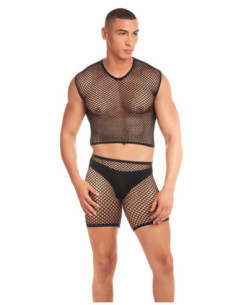 RAINBOW PARTY NET-BULA 3 PCS SET BLACK, L/XL 2